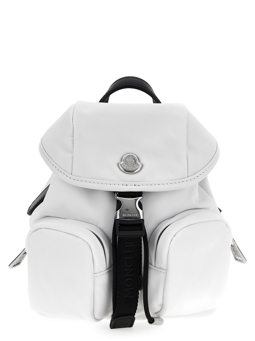MONCLER WHITE MINI TRICK CROSSBODY BAG