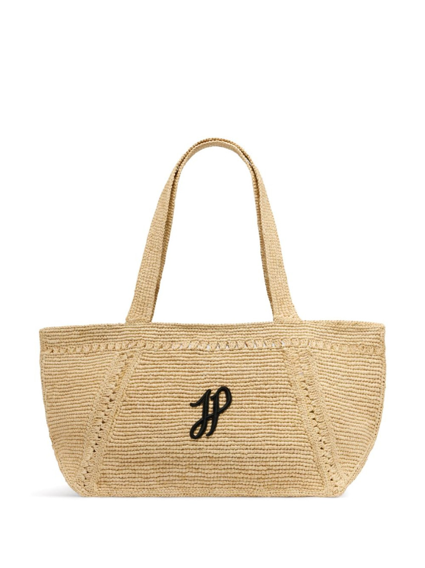 Patou Natural Trapeze Large Tote In Natural