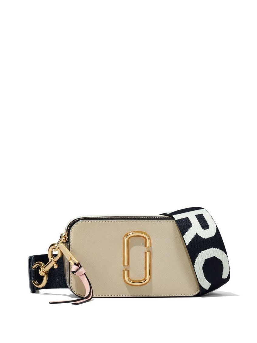 Marc Jacobs Khaki The Snapshot Crossbody Bag In Pink