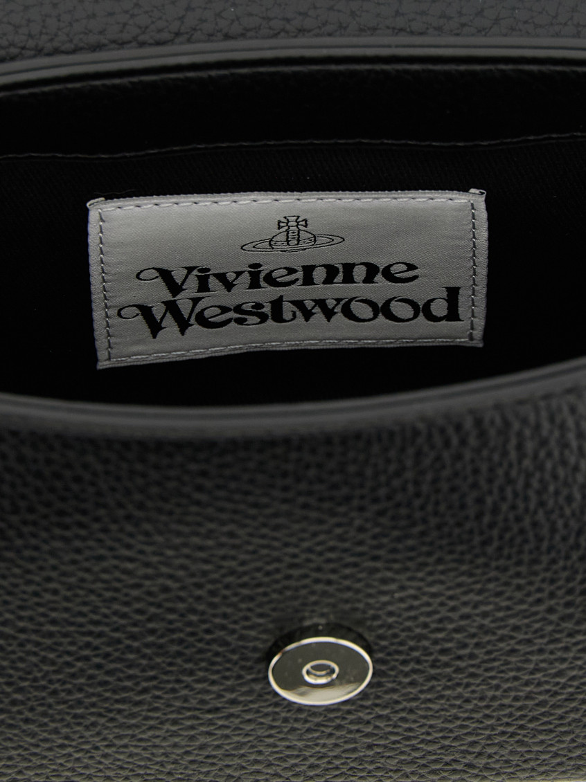Vivienne Westwood Black Hazel Small Shoulder Bag for Women Online