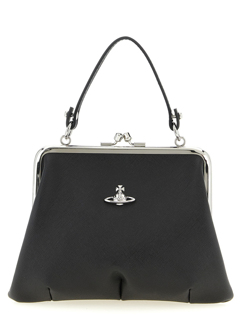 Vivienne Westwood Granny Chain-strap Tote Bag In Black