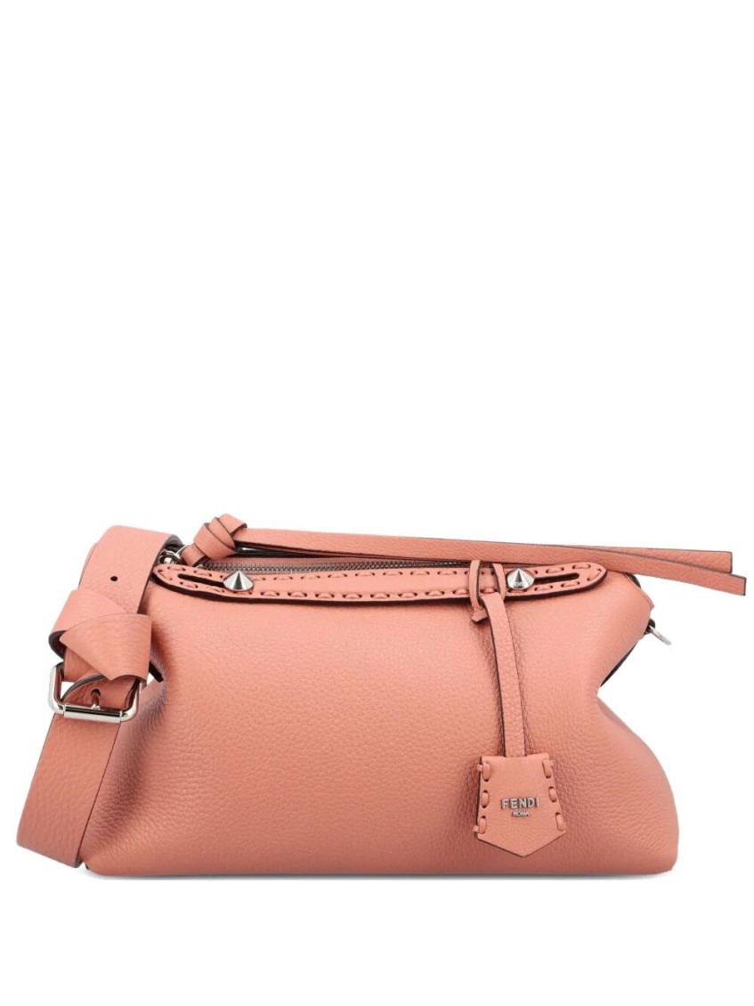 Fendi Women By The Way Medium Leather Handbag In Pink
