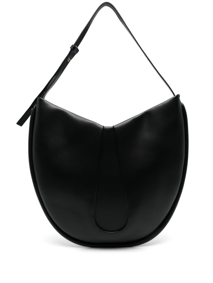 Themoirè Tike Vegan Shell Shopping Bag In Black