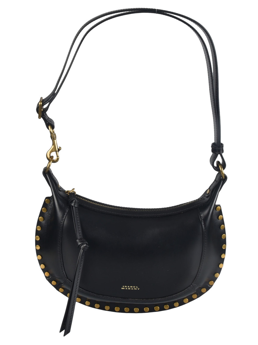 Isabel Marant Oskan Moon Shoulder Bag In Black