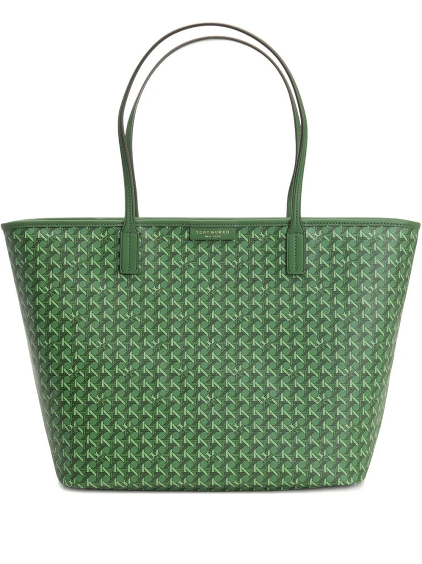 Tory Burch Green Ever-ready Zip Tote