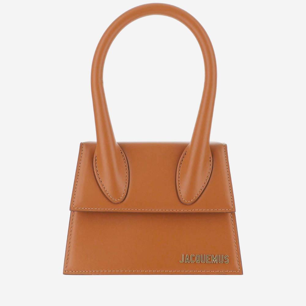 Jacquemus Le Chiquito Moyen Bag In Light Brown