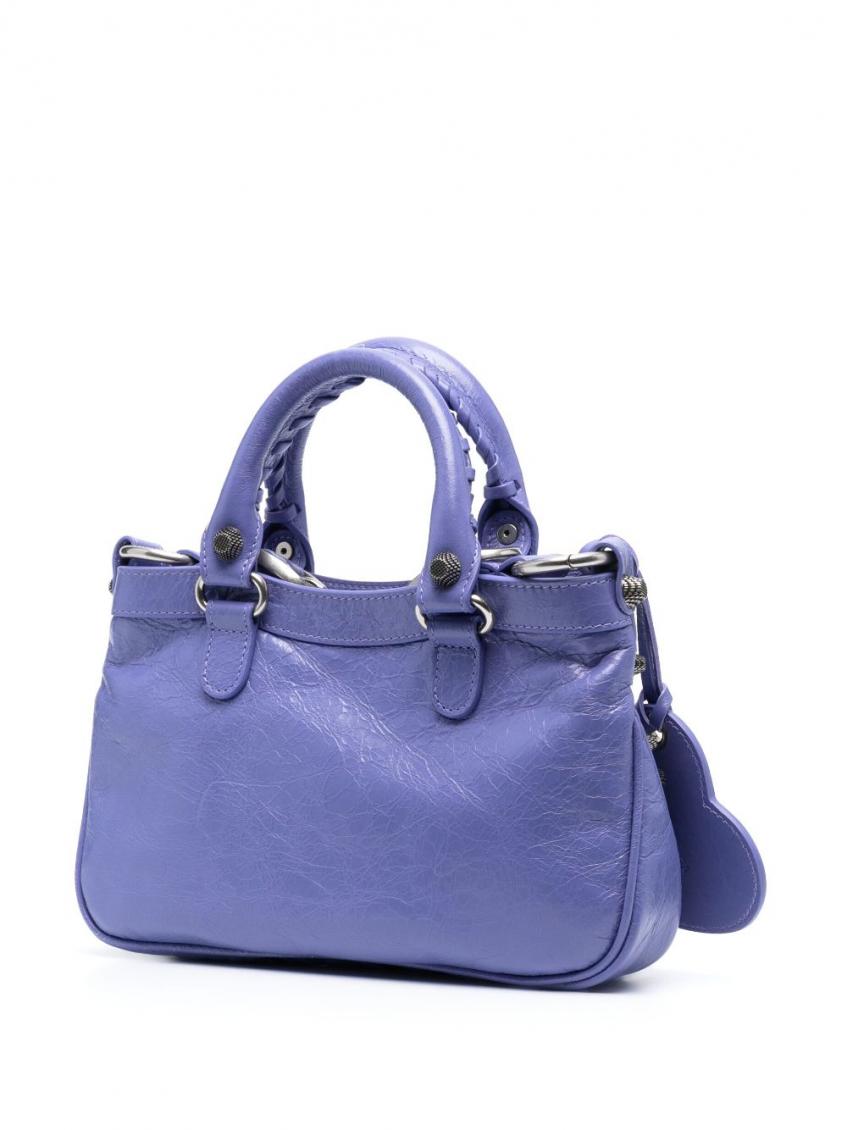 ハンドバッグ Small Le Cargo Lambskin Shoulder Bag Purple Balenciaga Purple Leather Le Cargol Mini Shoulder Bag