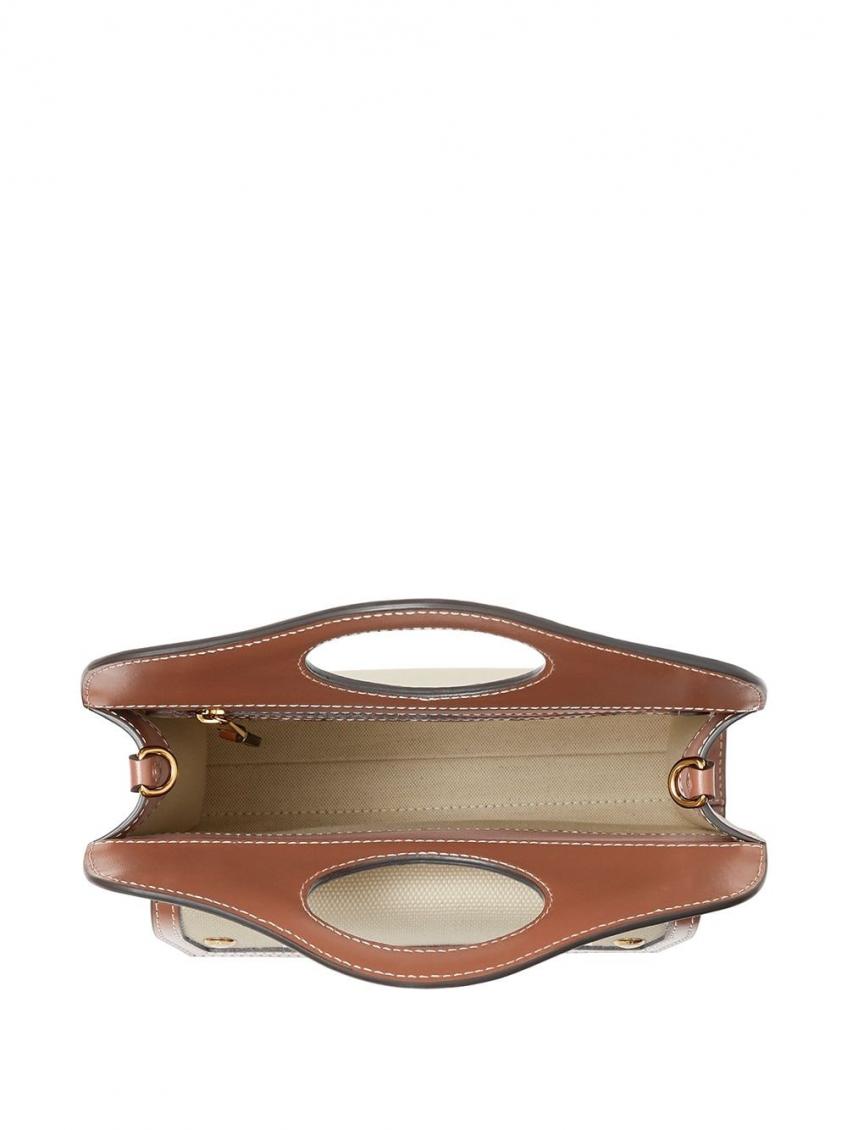 Burberry Brown Logo Mini Tote for Women Online India at Darveys.com