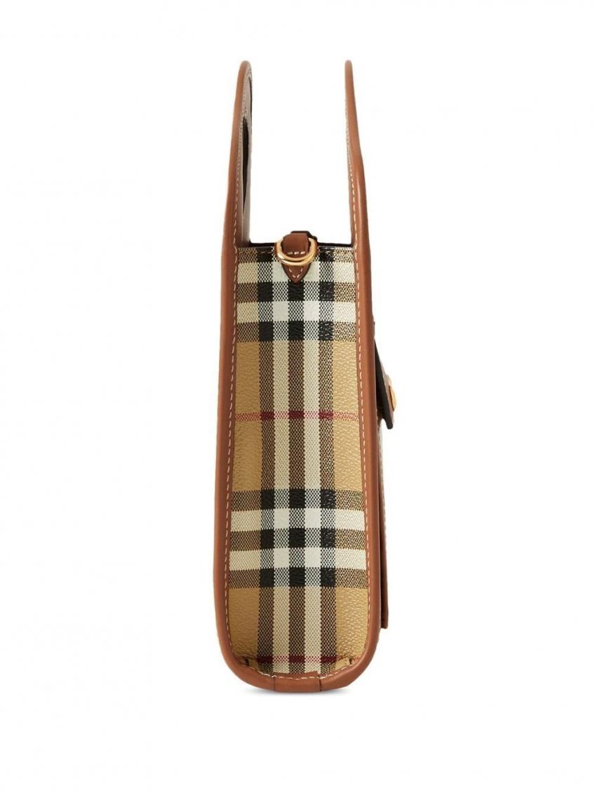 Burberry Brown Pocket Mini Tote Bag