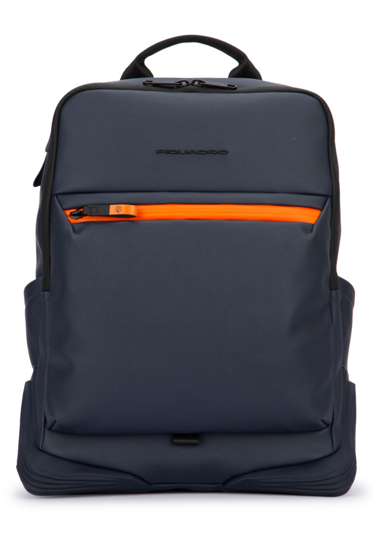 Piquadro Navy Blue Logo Backpack