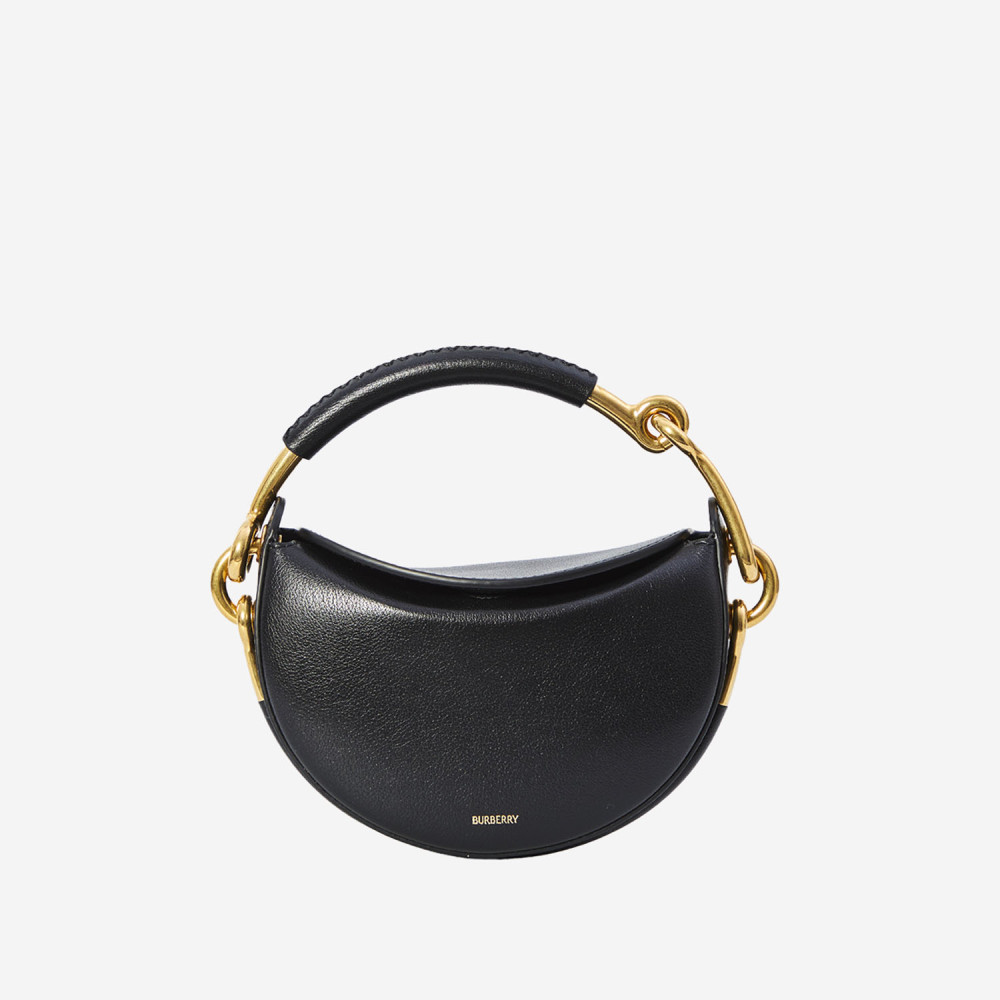 Burberry Black Bridle Clutch In Black