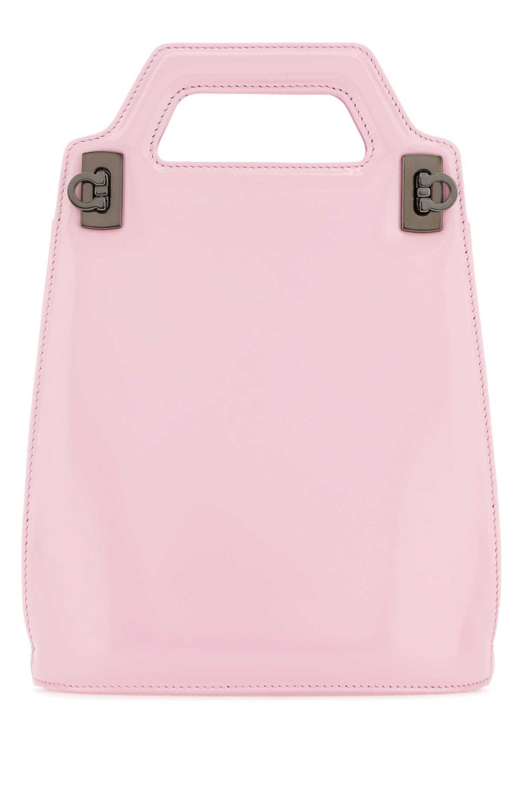 Ferragamo Light Pink Wanda Mini Shoulder Bag In Light Pink