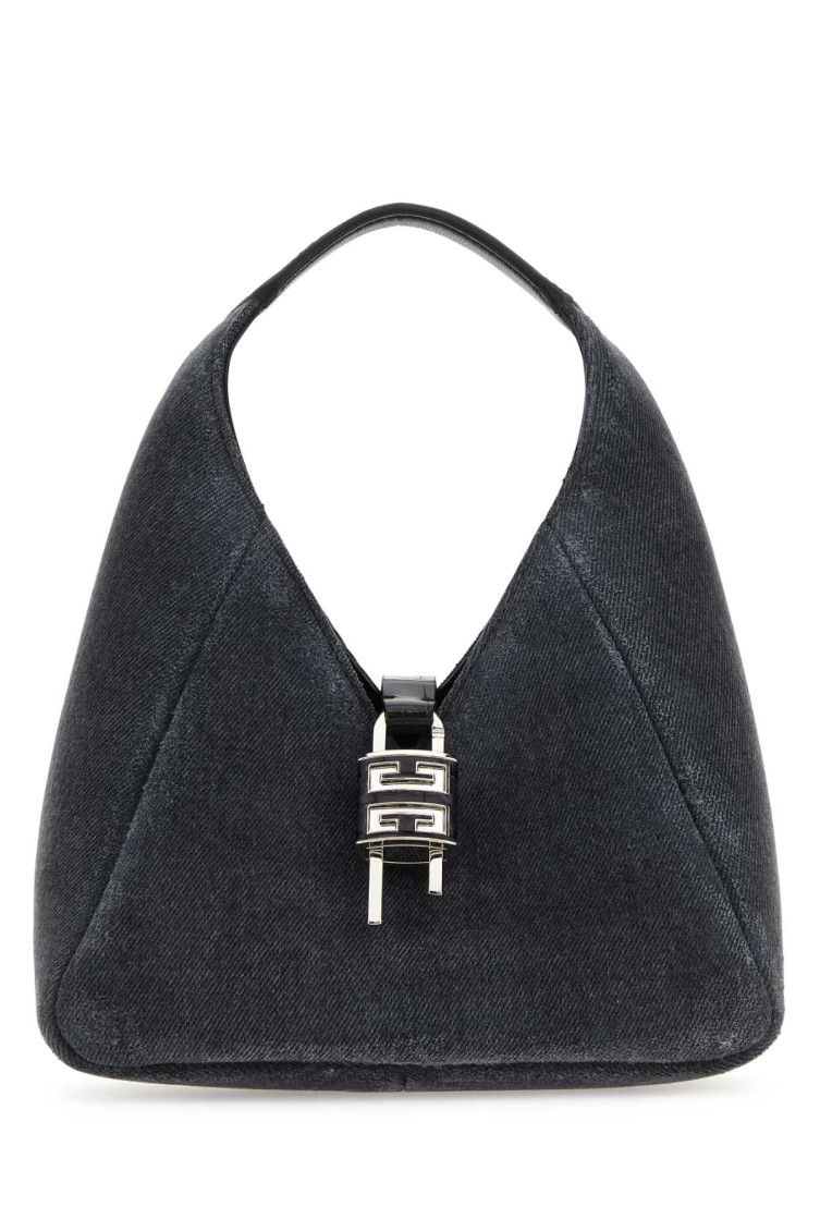 Givenchy Black Mini G-hobo Bag In Black