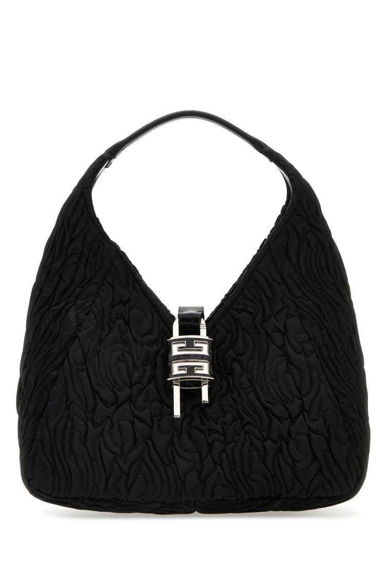 Givenchy Black Mini G-hobo Bag In Black