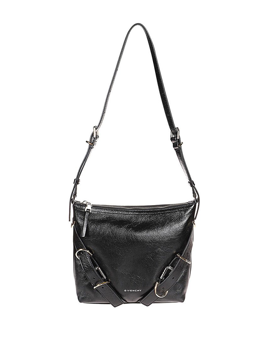 Givenchy Black Voyou Shoulder Bag In Black