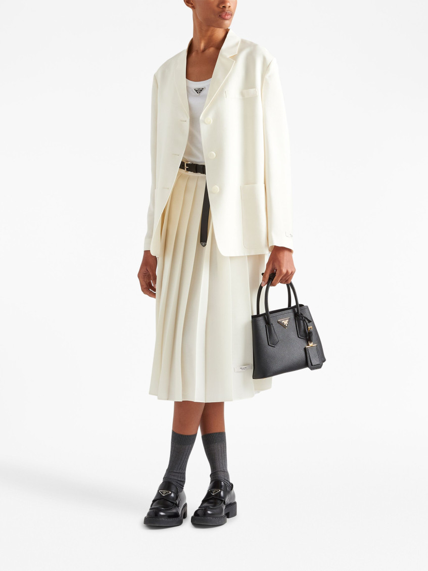 Prada Black Double Saffiano Leather Satchel for Women Online India