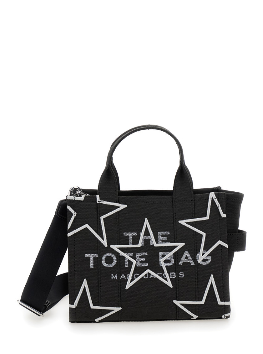 Marc Jacobs Black The Star Tote Bag In Black