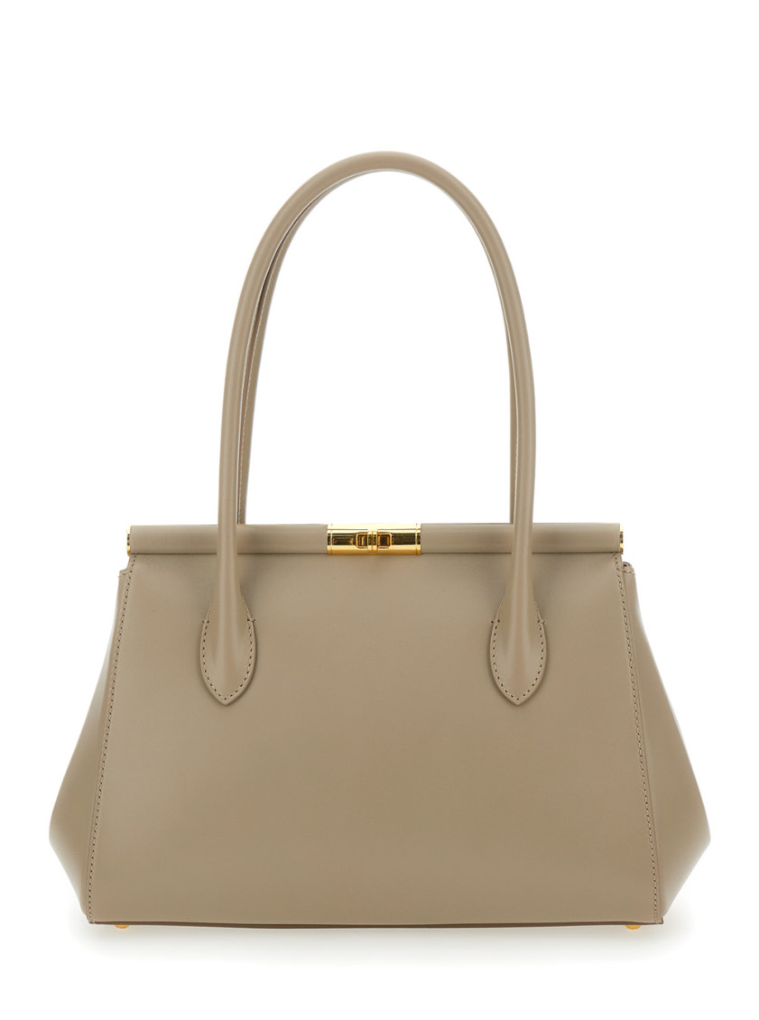Dolce & Gabbana Beige Marlene Satchel Bag In Beige