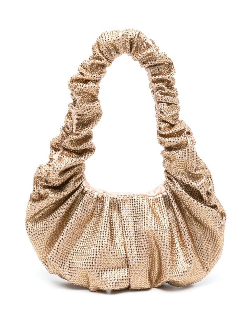 Giuseppe Di Morabito Golden Crystal Embellished Handbag In Golden