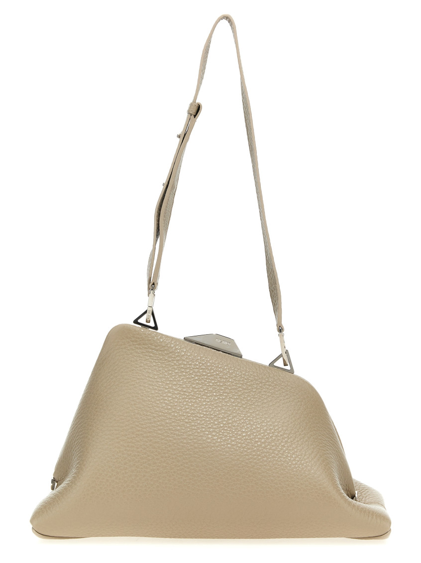 Shop Attico Beige Day Off Shoulder Bag