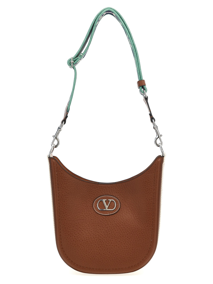 Valentino Garavani Antibes Medium Shoulder Bag In Brown