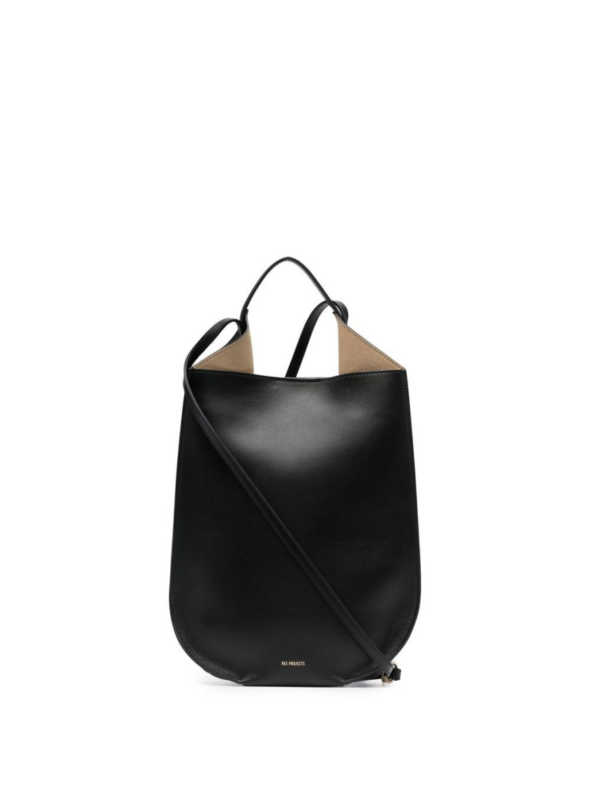 Ree Projects Leather Tote In Black