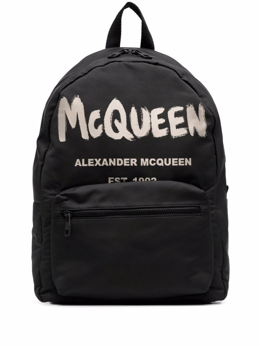 Alexander Mcqueen Men Metropolitan Backpack In Black