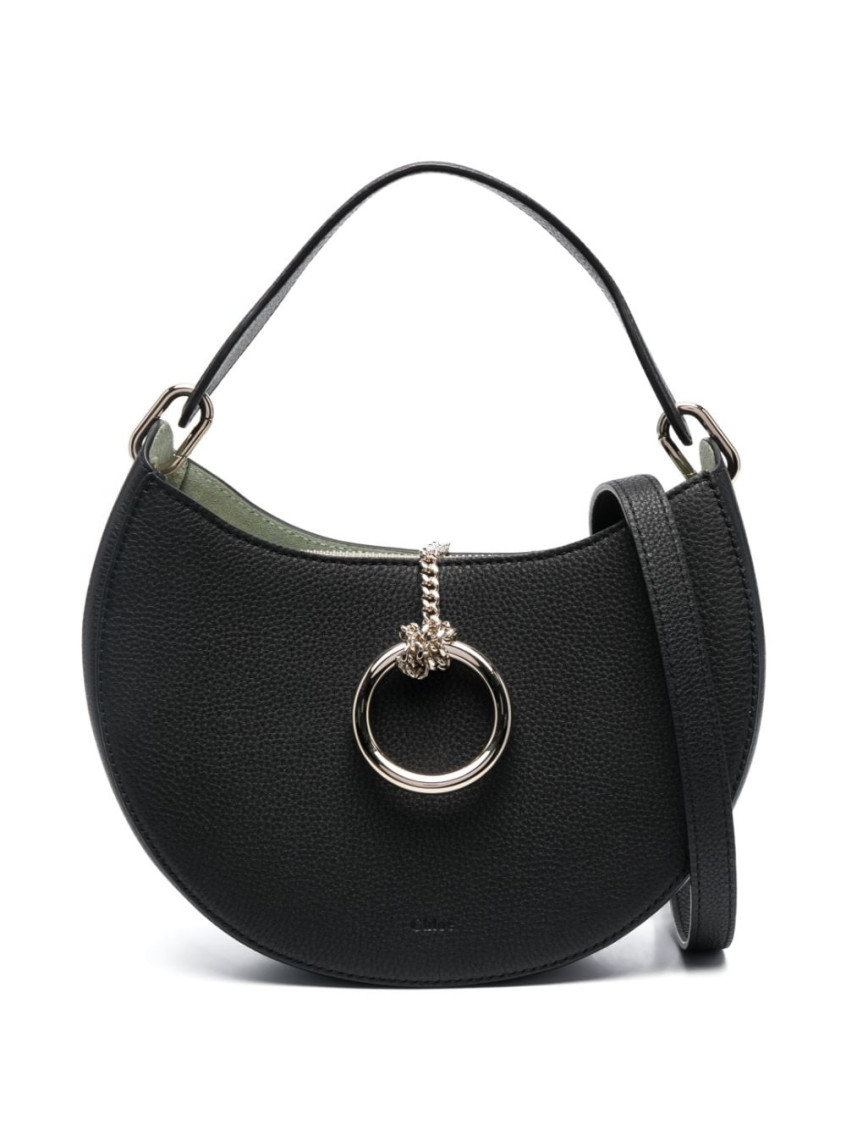 Chloé Versatile Leather Crossbody Bag In Black