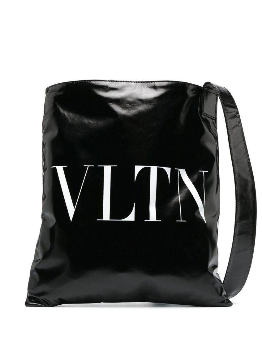 VALENTINO GARAVANI VLTN SOTF LEATHER TOTE BAG