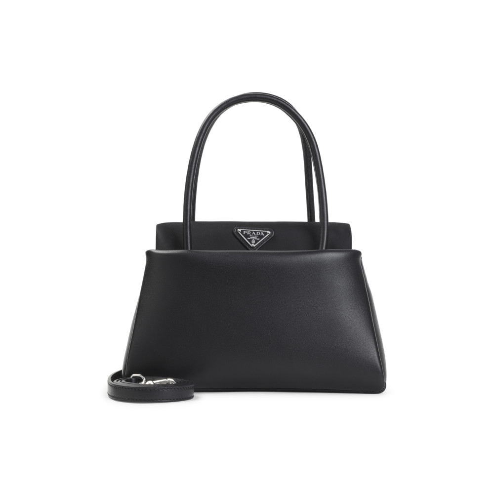 Prada Black Logo Mini Satchel