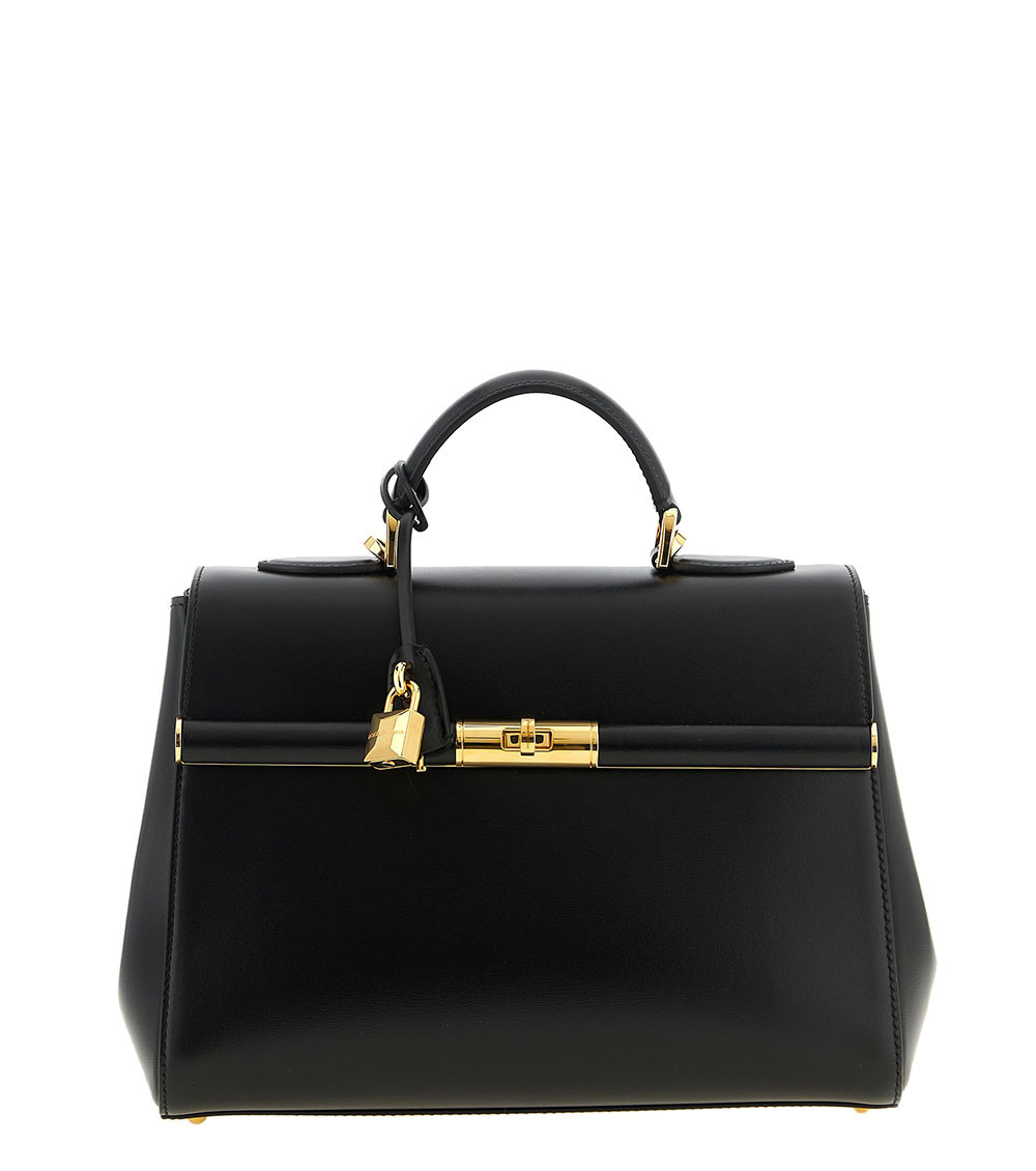 Dolce & Gabbana Black Marlene Small Satchel