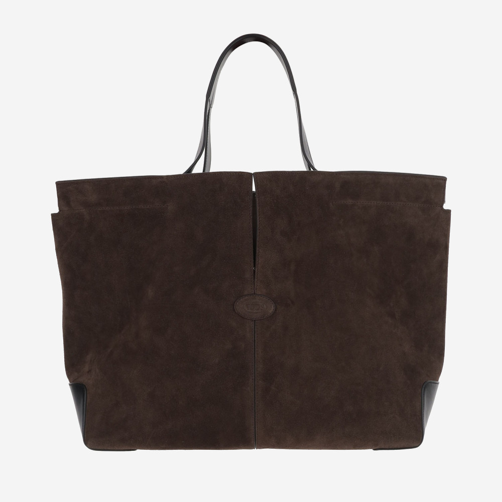 Tod's Brown Di Folio Tote In Brown