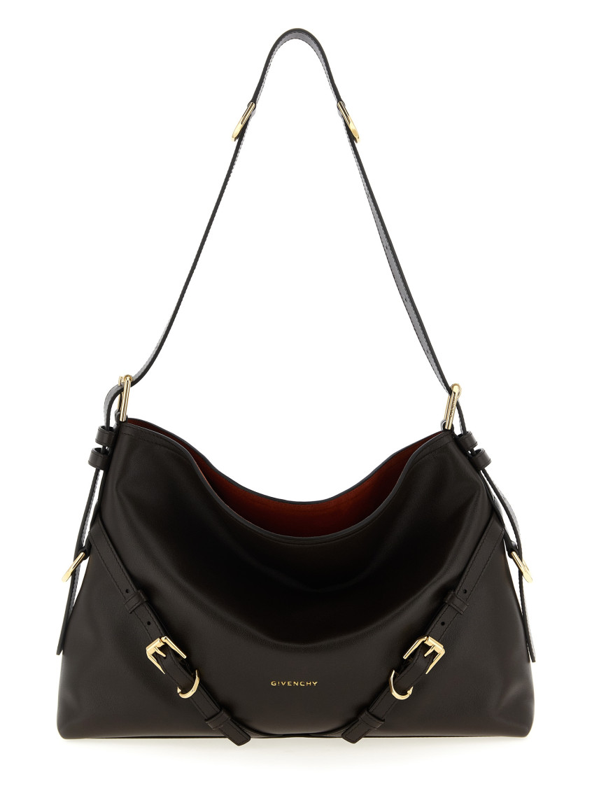 Givenchy Brown Voyou Medium Shoulder Bag In Brown
