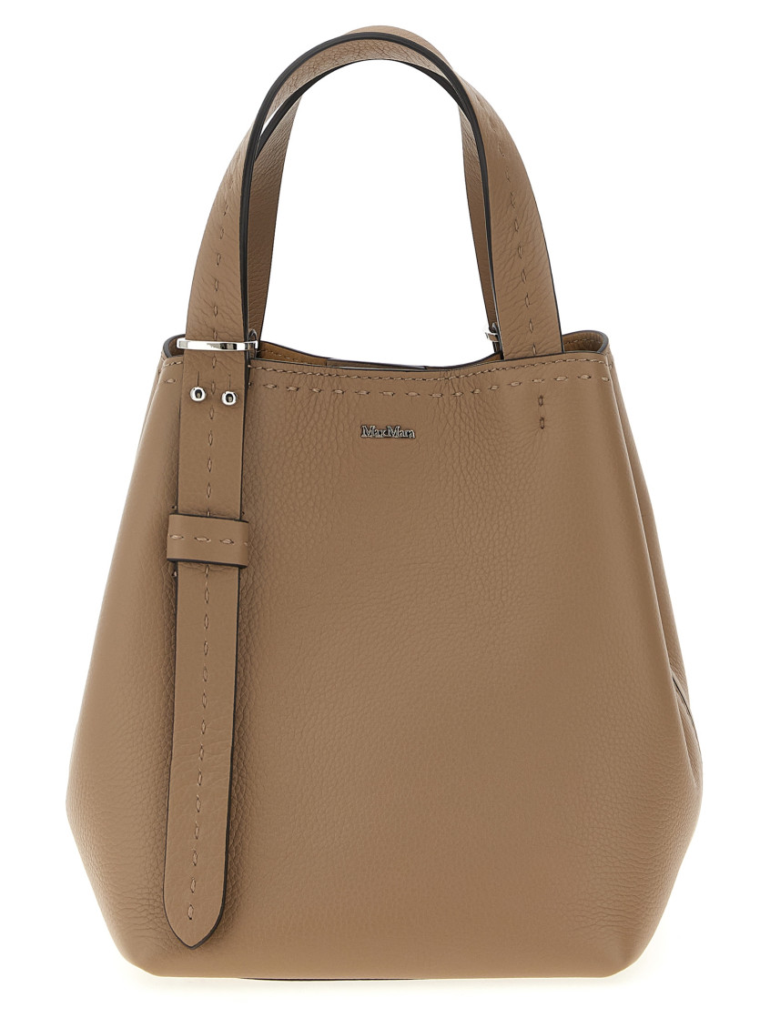 Max Mara Grey Archetipo Extra Small Handbag In Gray