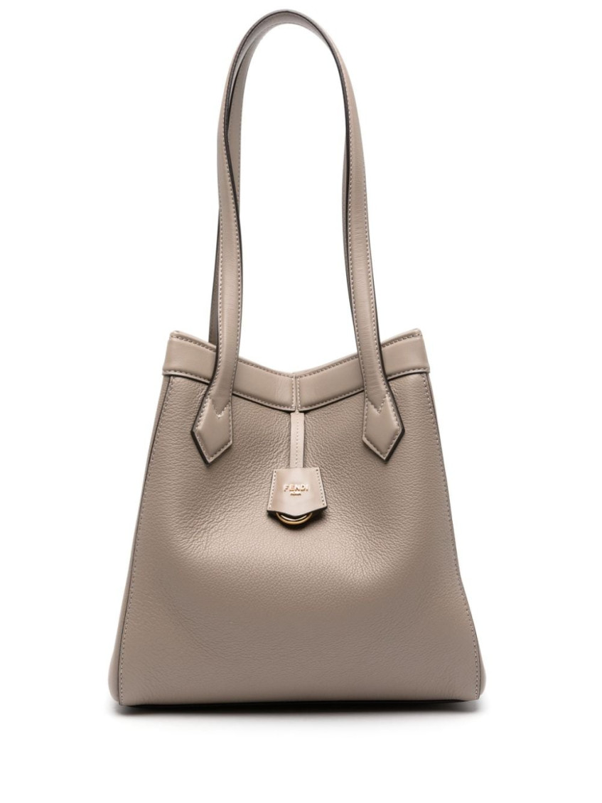 Fendi Origami Tote Bag In Beige