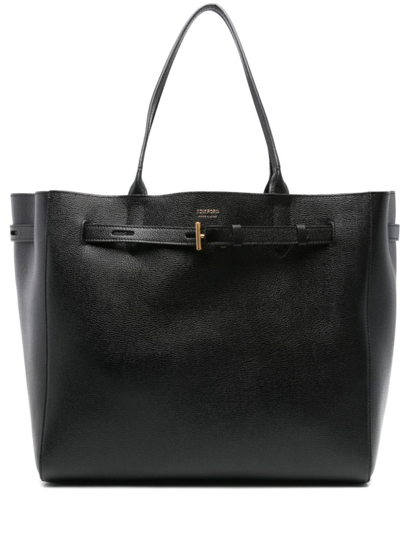Tom Ford Black Audrey Tote Bag In Black