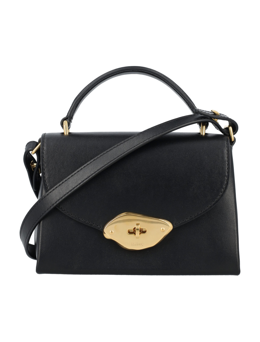 Mulberry Black Lana Small Satchel In Black