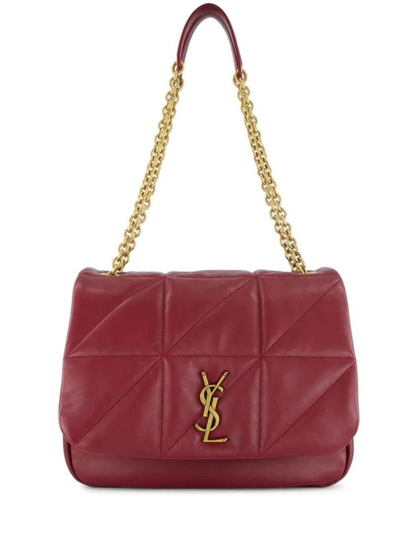 Saint Laurent Cherry Jamie Shoulder Bag In Red