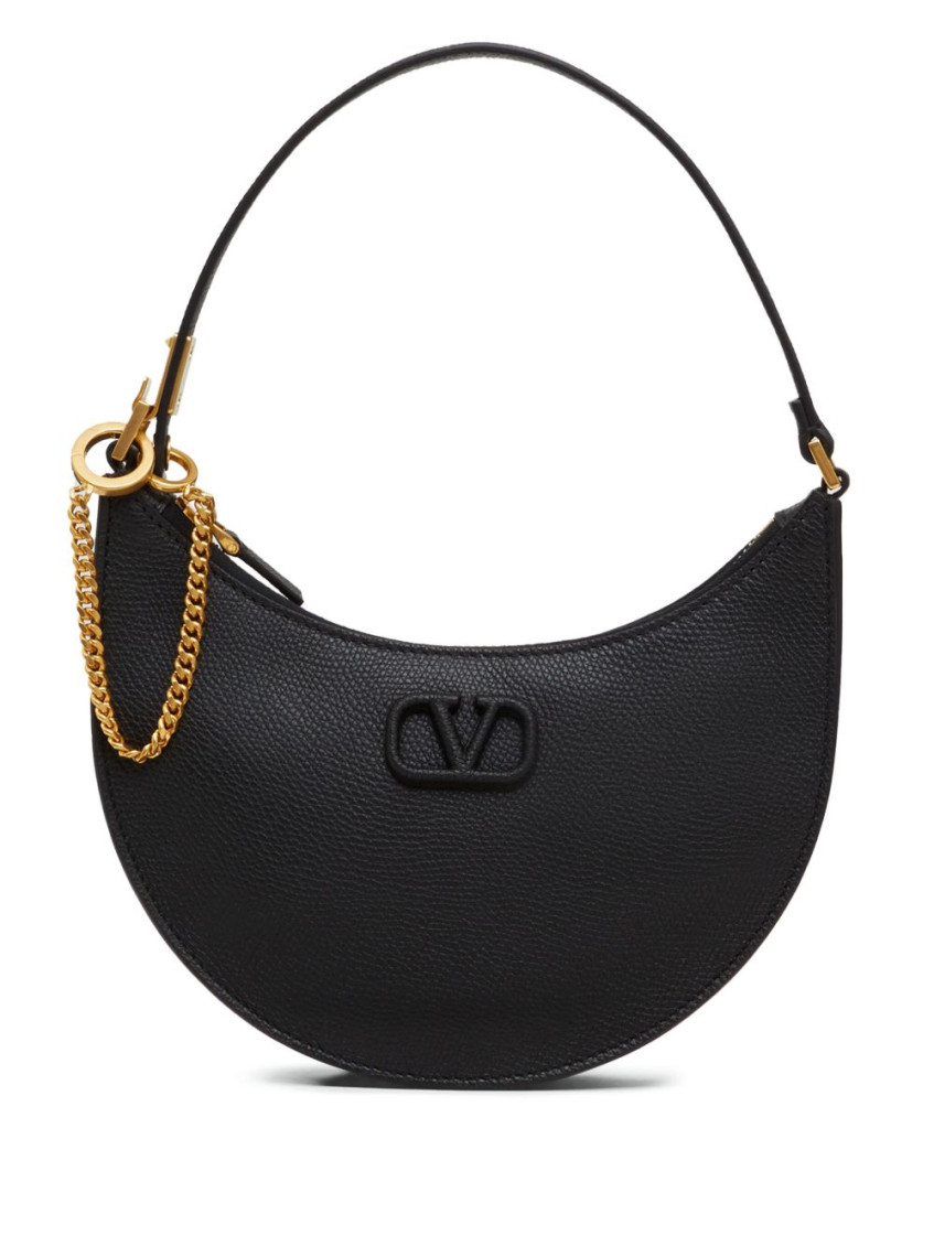 Valentino Garavani Women Vlogo Signature Hobo Mini Bag In Black