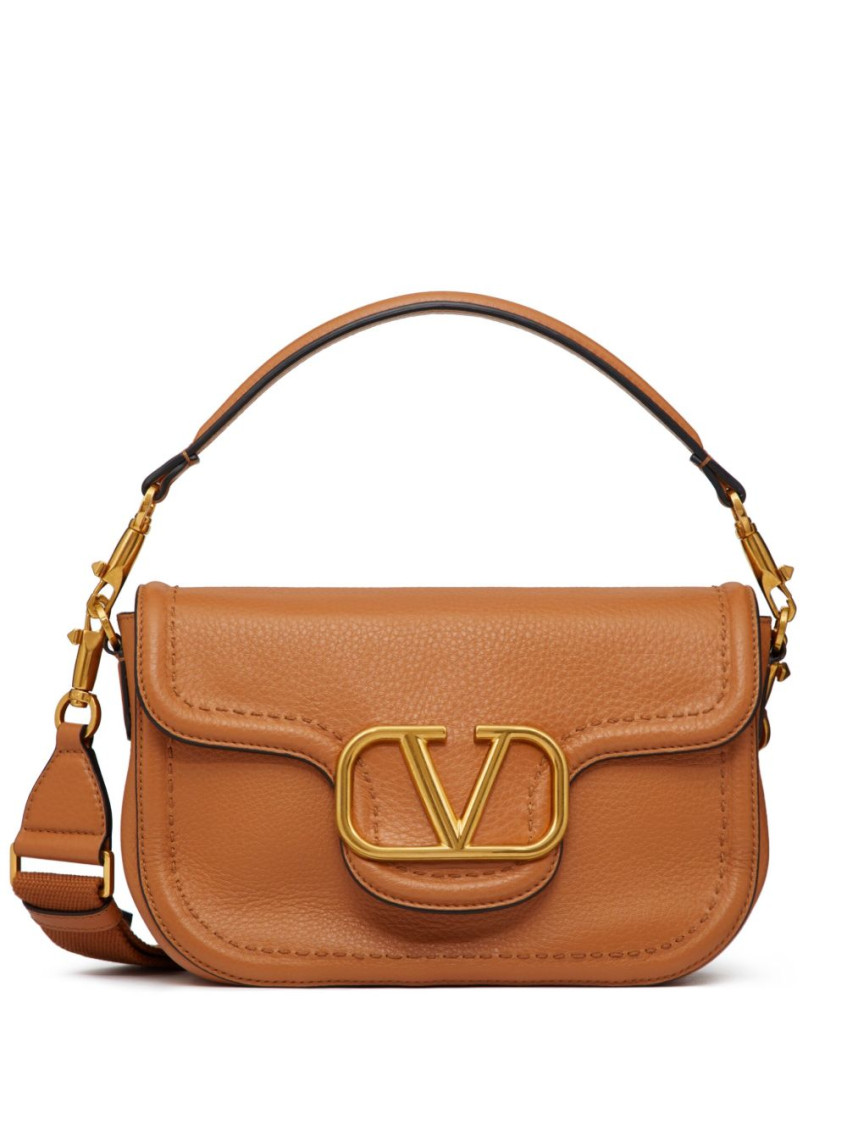 Valentino Women's Alltime Leather Shoulder Bag In Brown