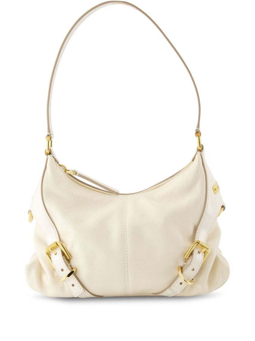 Givenchy Beige Textured Handbag With Gold-tone Hardware