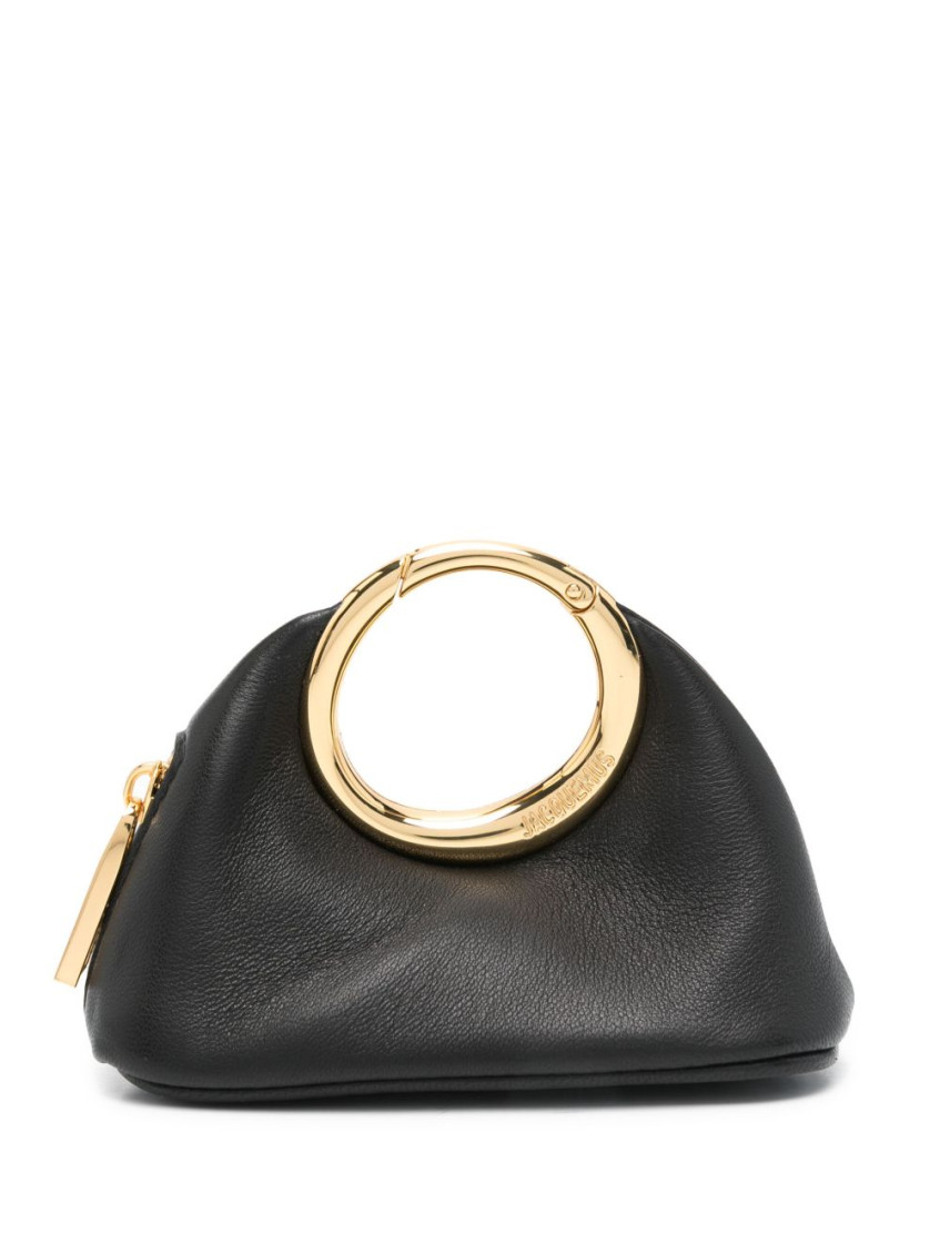 Shop Jacquemus Black The Calino Clutch