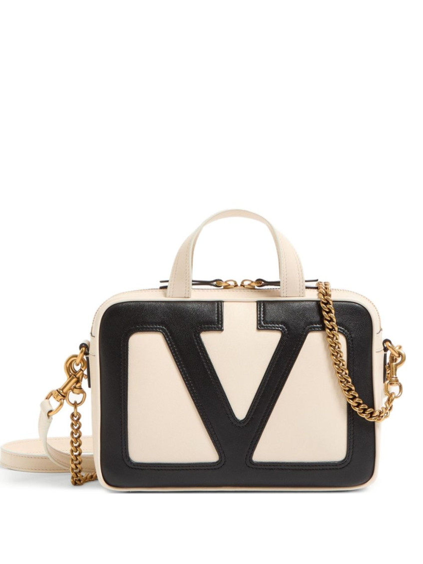 Valentino Viva Superstar Small Two-tone Leather Shoulder Bag