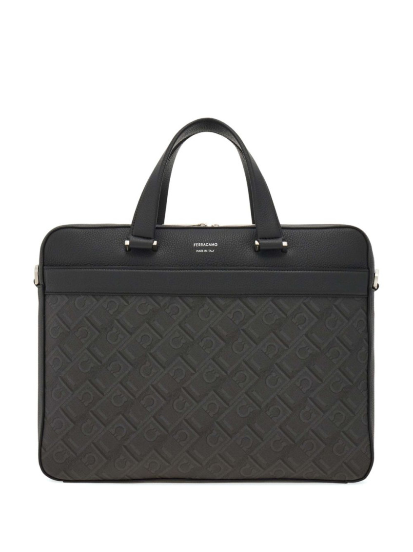 Ferragamo Men's Gancini Business Bag