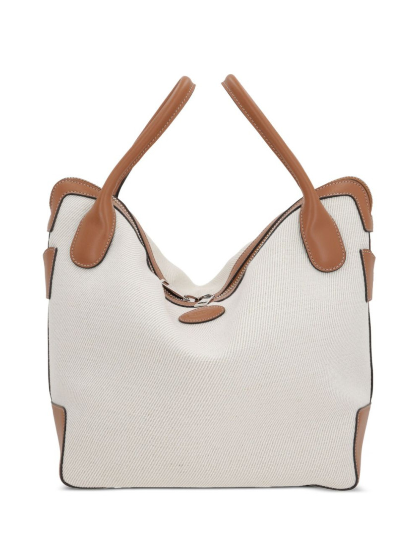 Tod's White Di Swing Tote