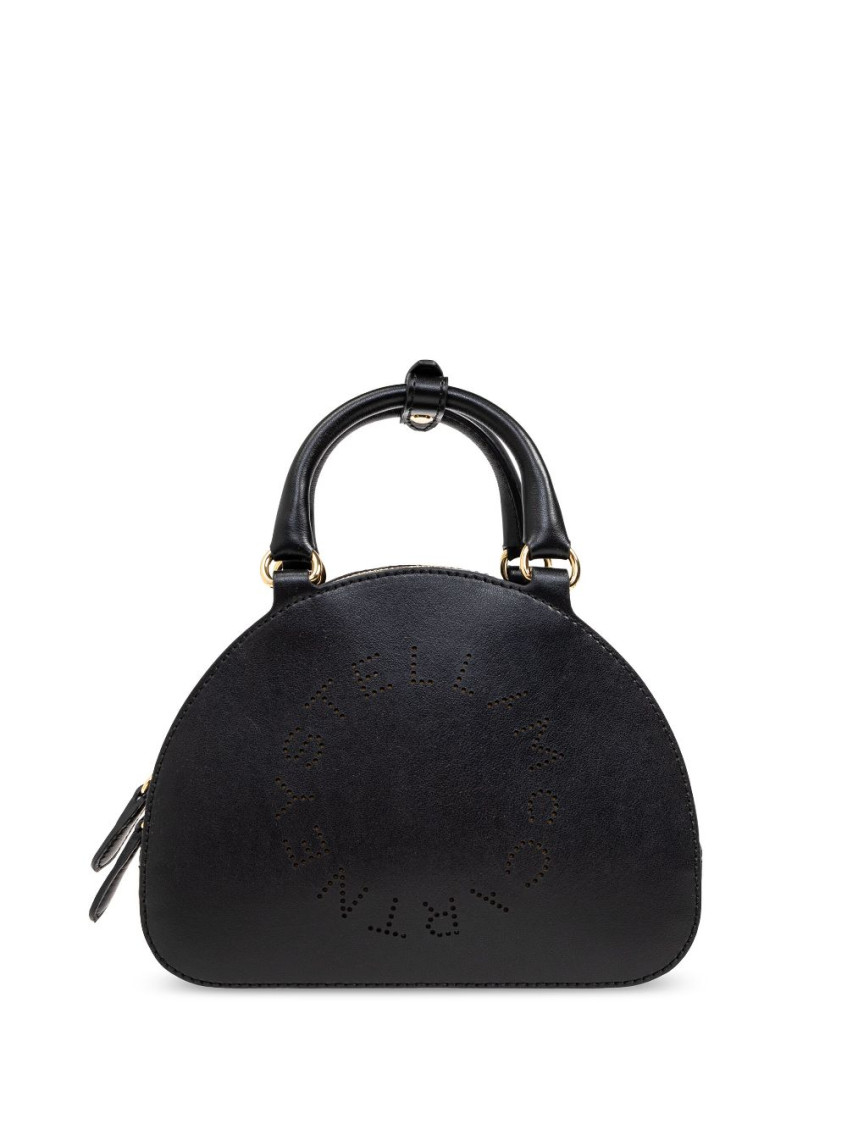 Stella Mccartney Black Logo Crossbody Bag