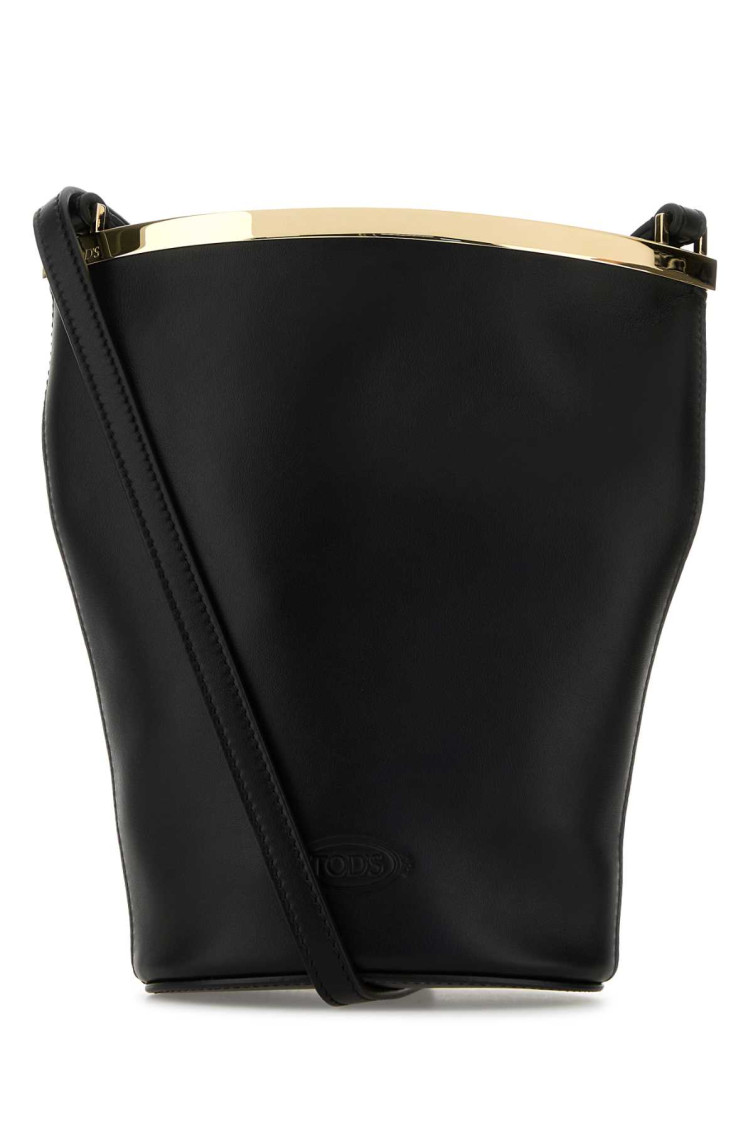 Tod's Black Magenta Bucket Bag