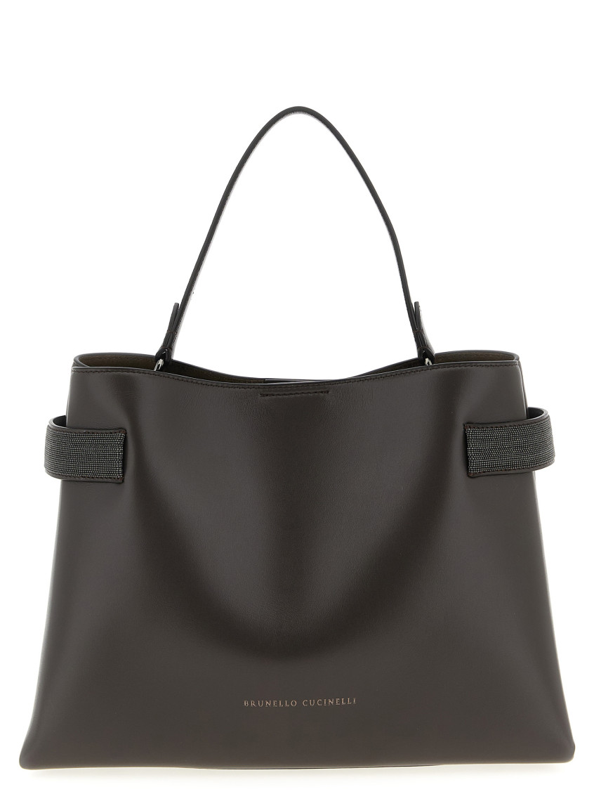 Brunello Cucinelli 'core' Tote Bag Featuring Top Handle
