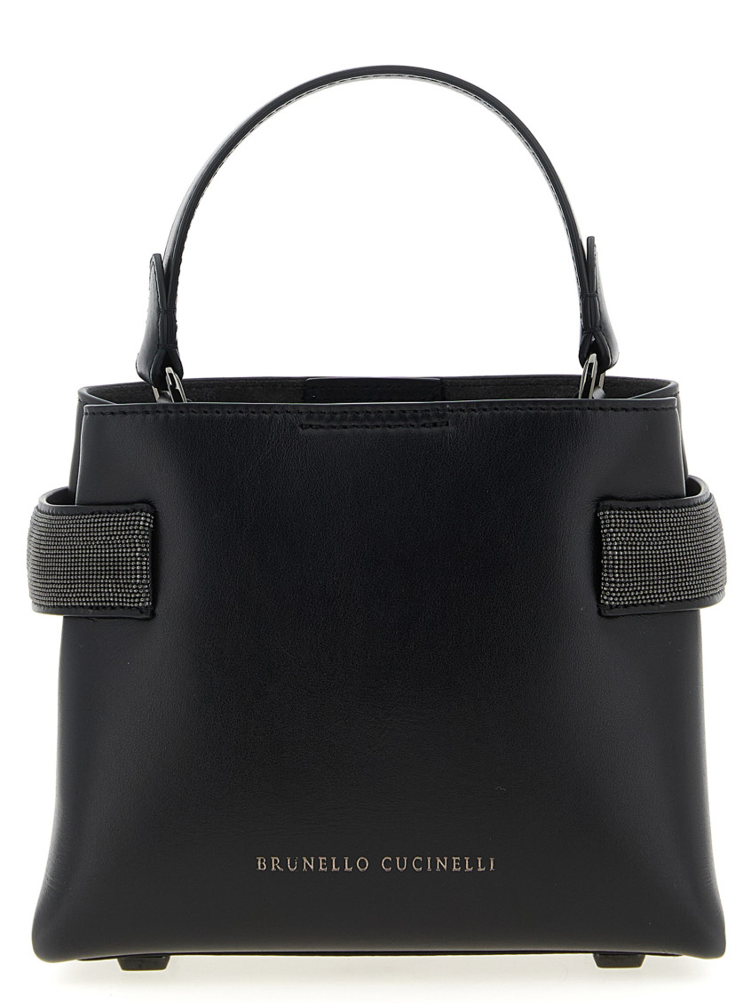 Brunello Cucinelli 'core' Structured Top Handle Handbag