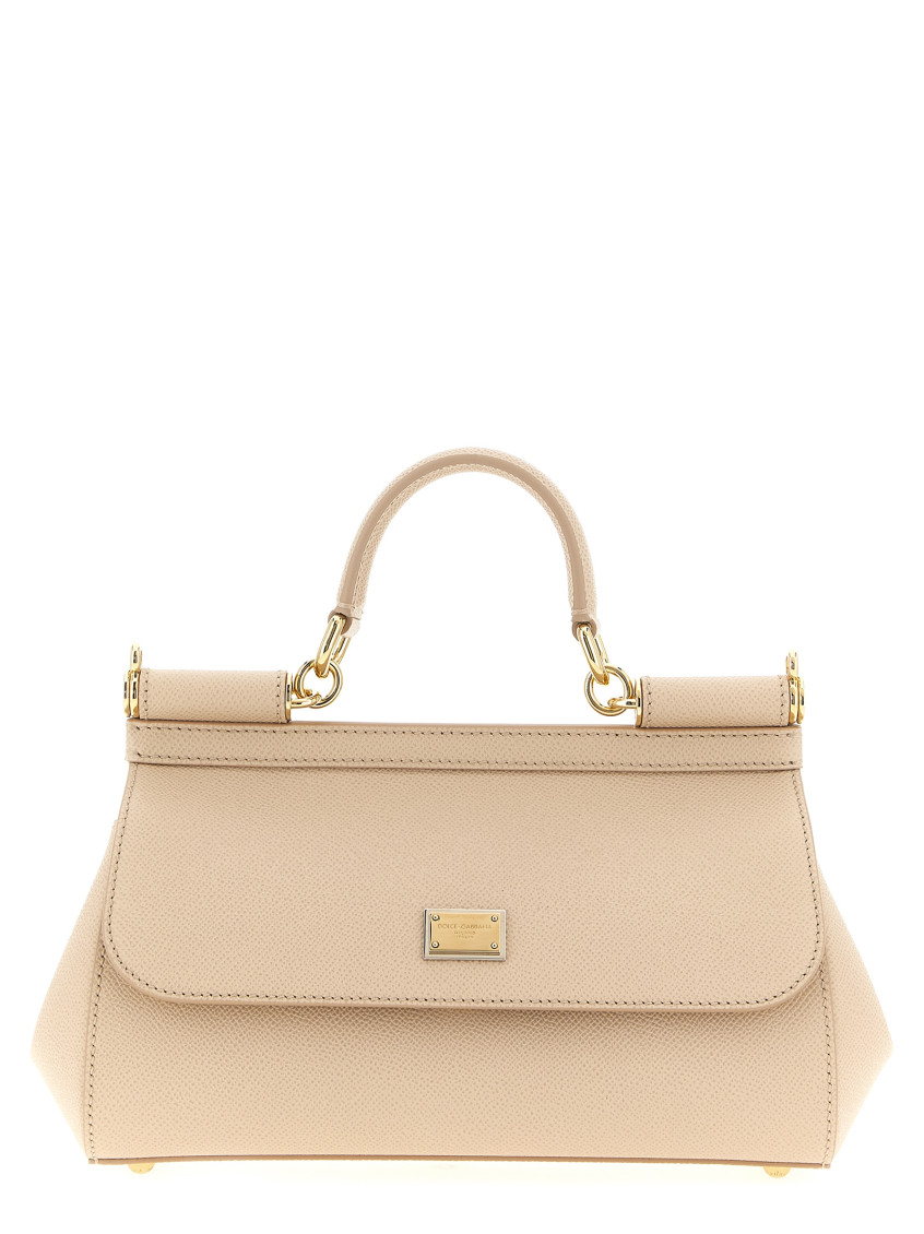 Dolce & Gabbana Light Pink Sicily Medium Satchel